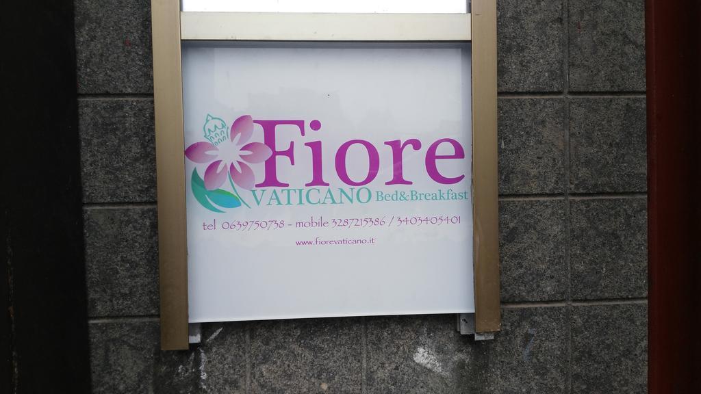 Fiore Vaticano B&B Rzym Zewnętrze zdjęcie